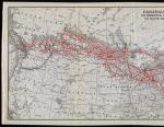 1920s Antique Canadian Pacific Railway Map