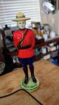 Canadian Mountie Ceramic Figurine - Vintage Charm