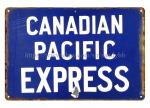 Canadian Pacific Express Vintage Metal Tin Sign