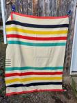 Hudson's Bay Vintage 4 Point Wool Blanket 70x90