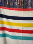 Hudson's Bay Vintage 4 Point Wool Blanket 70x90