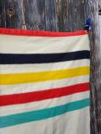 Hudson's Bay Vintage 4 Point Wool Blanket 70x90