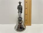 Vintage Canadian Mountie Pewter Bell from Gastown