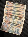 1979 Canadian 5 Dollar Bill - Vintage Banknote