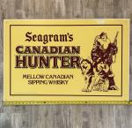 Seagram's Canadian Hunter Vintage Wall Sign 36"x24