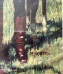 Framed Vintage Canadian Mountie Print by Friberg