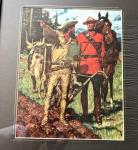 Framed Vintage Canadian Mountie Print by Friberg
