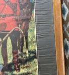 Framed Vintage Canadian Mountie Print by Friberg