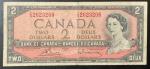 1954 Canada $2 Paper Money Collectible Note