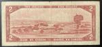 1954 Canada $2 Paper Money Collectible Note