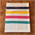 1950s Multistripe Wool Blanket Hudson’s Bay Style