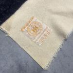 Hudson Bay Vintage Striped Wool Blanket 67in