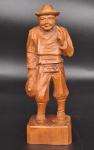 French Canadian Vintage Wood Carving Figurine