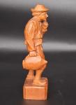 French Canadian Vintage Wood Carving Figurine