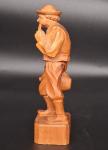 French Canadian Vintage Wood Carving Figurine