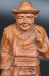 French Canadian Vintage Wood Carving Figurine