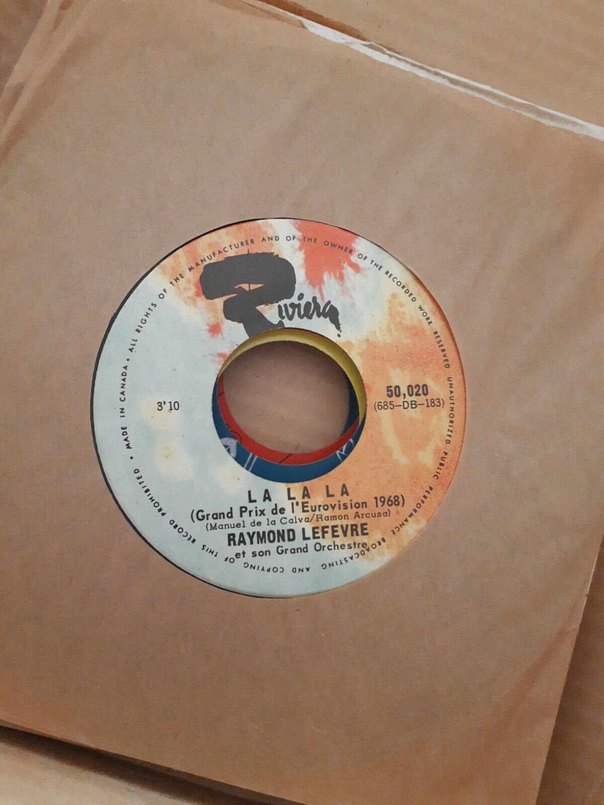 Vintage French Canadian Vinyl Records - 7 Artists