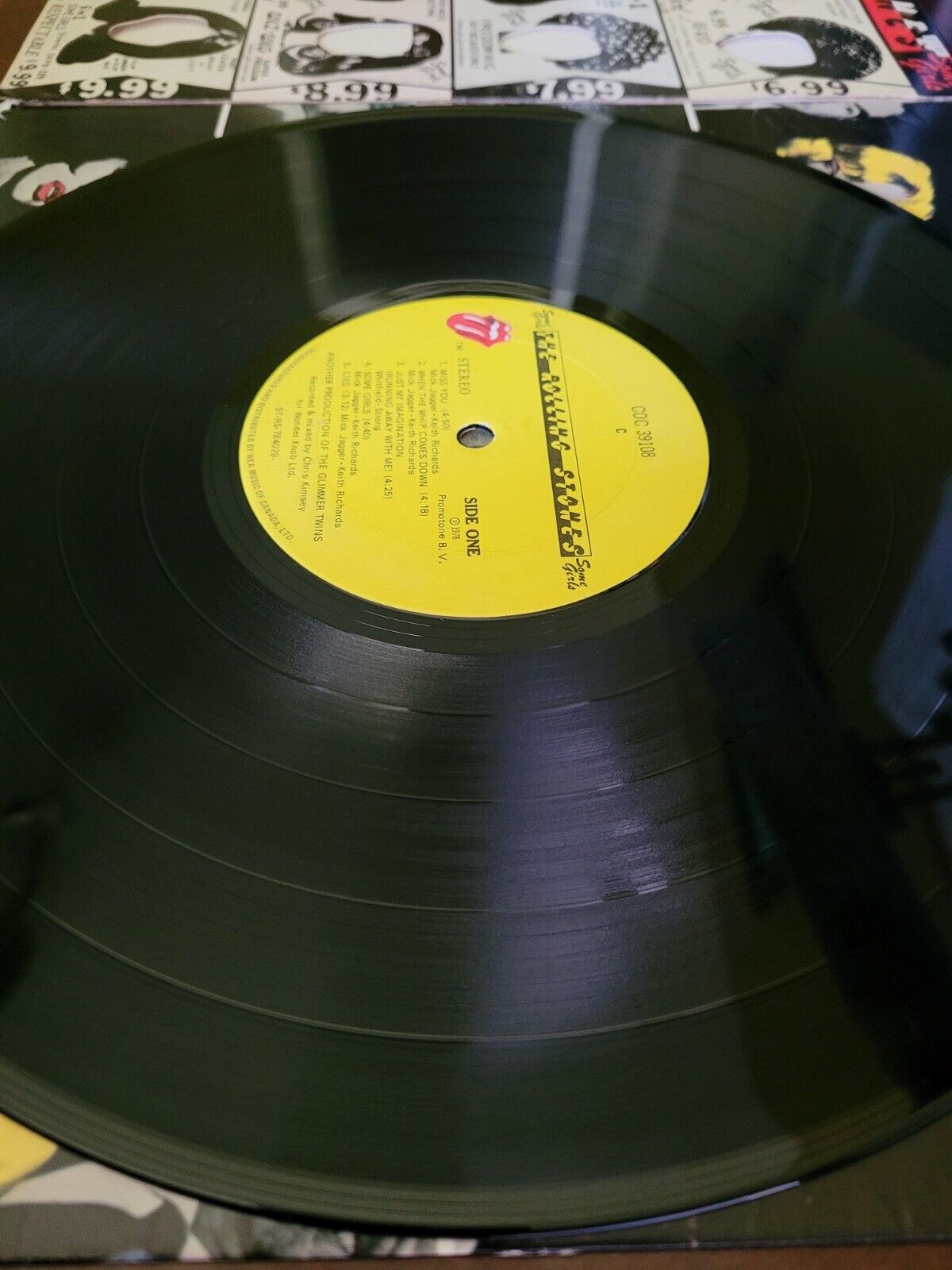 Vintage Rolling Stones Some Girls LP - 1978 Canadian