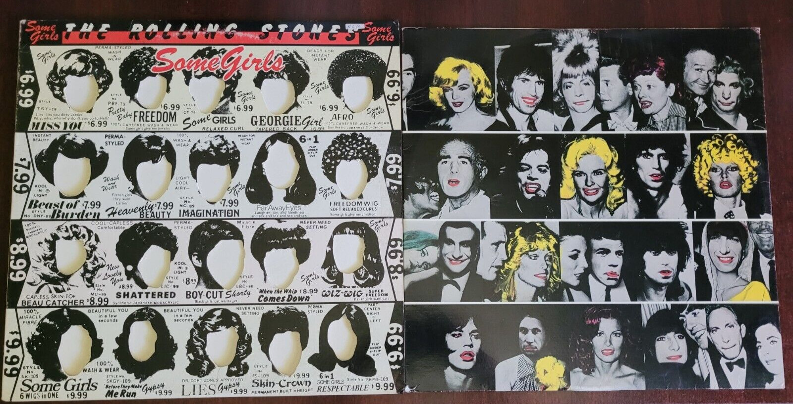 Vintage Rolling Stones Some Girls LP - 1978 Canadian