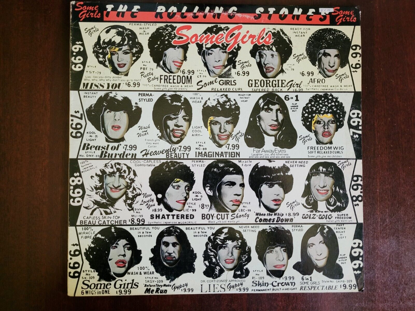 Vintage Rolling Stones Some Girls LP - 1978 Canadian