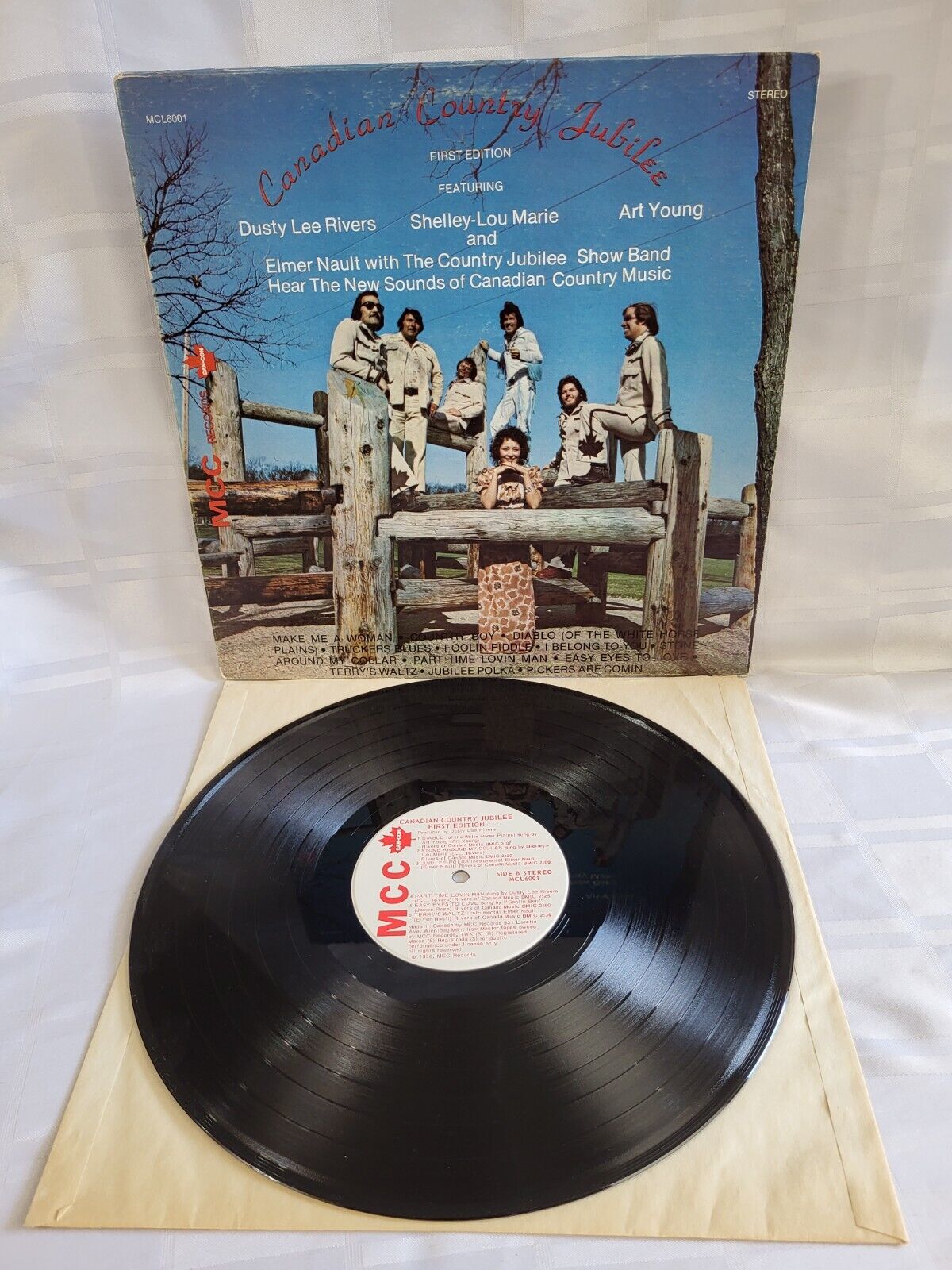 Vintage Canadian Country Jubilee LP Record Retro Music