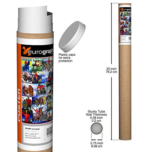 Vintage RCMP Poster Collage - 24x36 inch