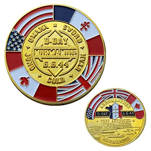 WW2 Commemorative Coin - Army Arromanche Normandy