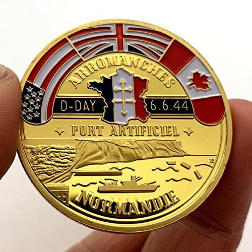 WW2 Commemorative Coin - Army Arromanche Normandy