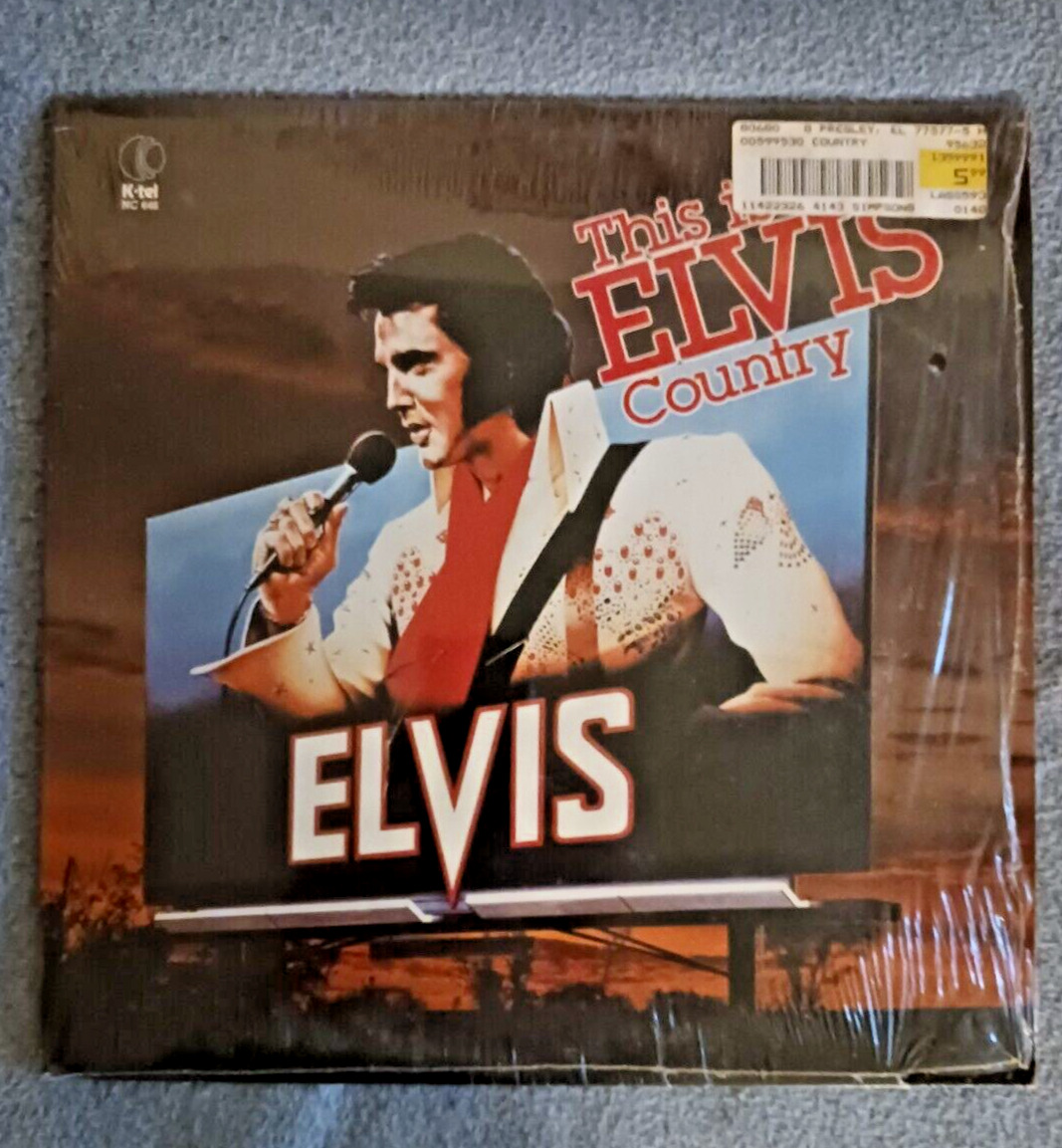 Vintage 1983 Elvis Country Vinyl Record - Canada