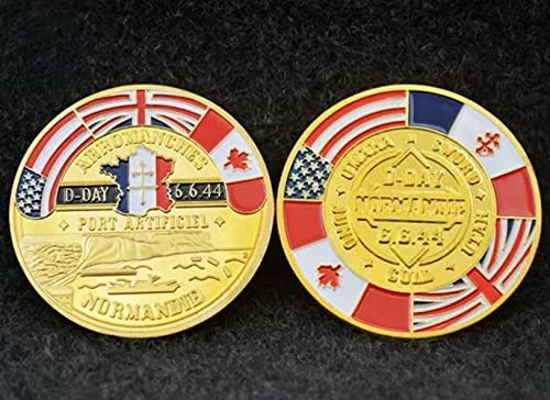 WW2 Commemorative Coin - Army Arromanche Normandy