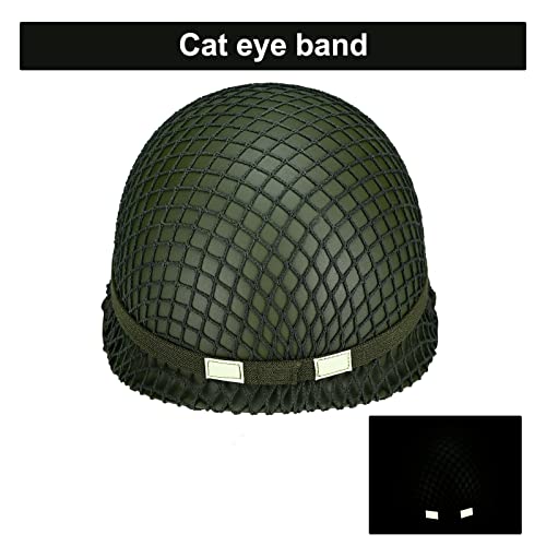 Vintage US M1 Steel Helmet with Camo Net & Chin Strap