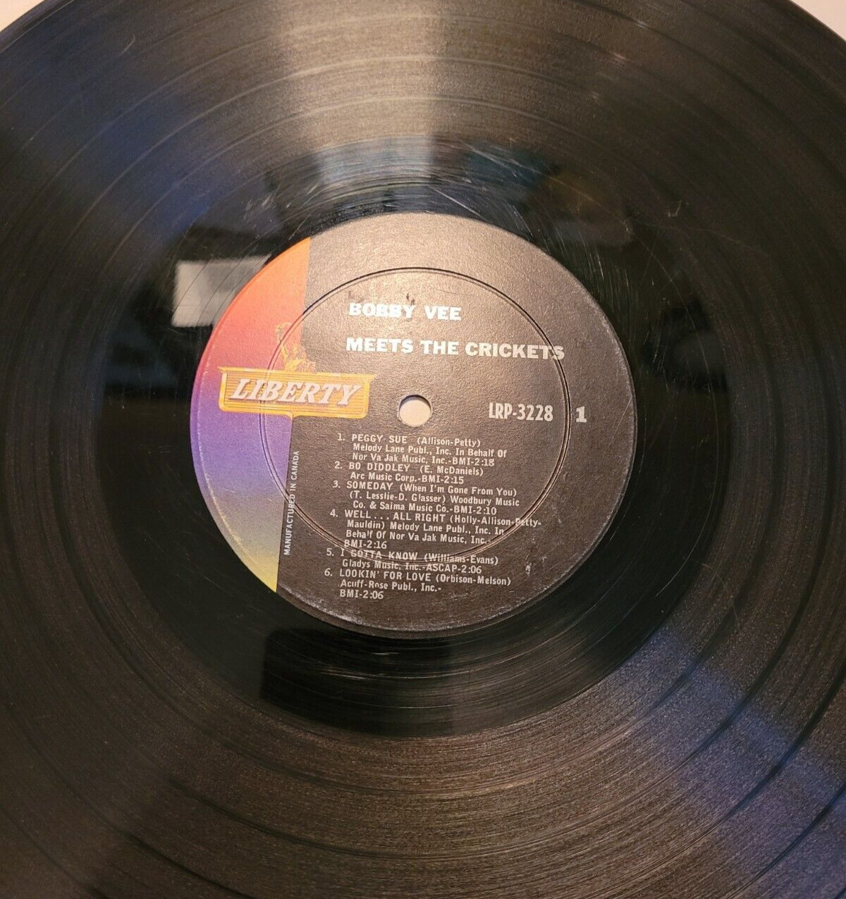 Limited Edition 1963 Canadian Printing Vintage Vinyl LP