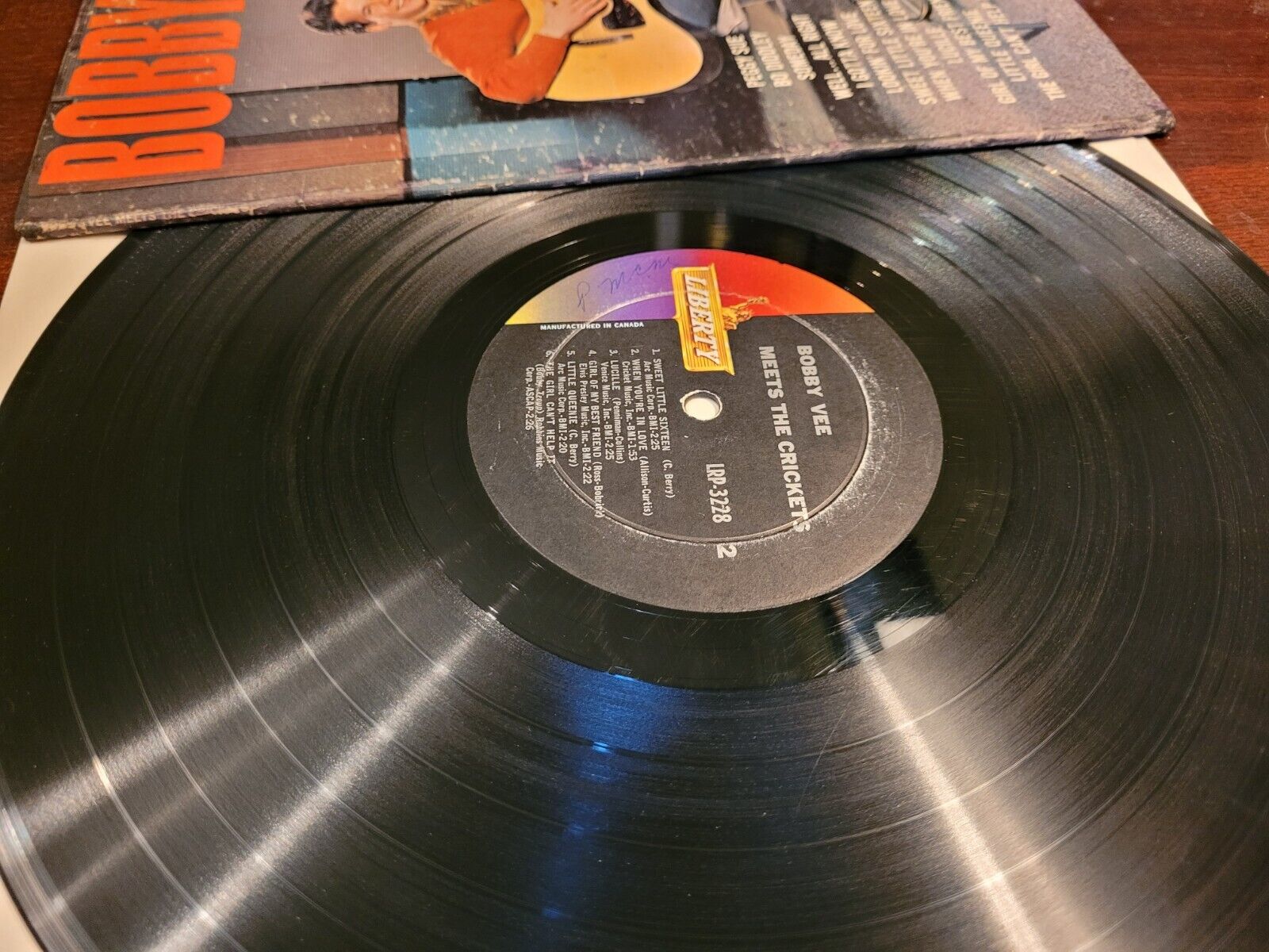 Limited Edition 1963 Canadian Printing Vintage Vinyl LP