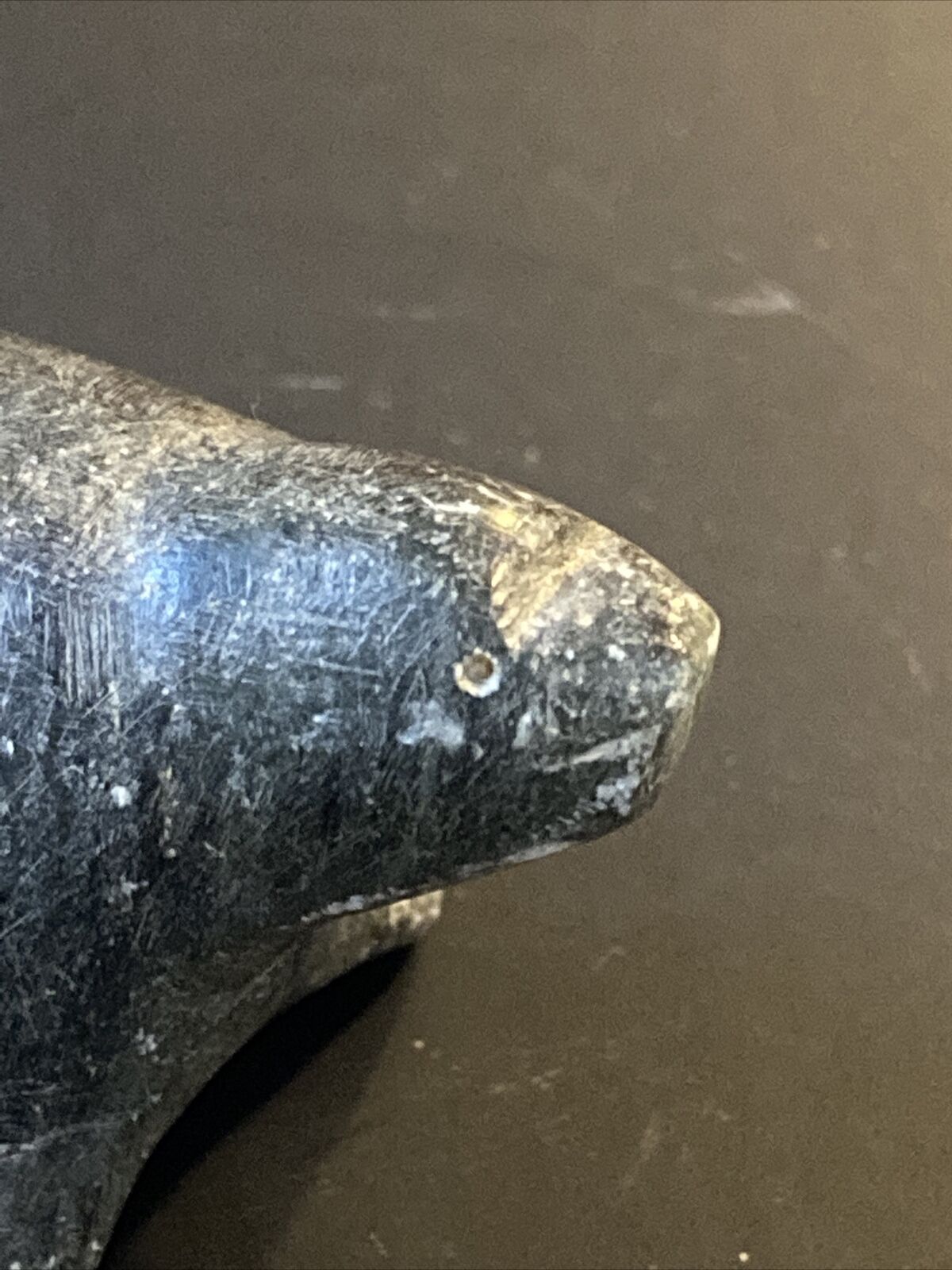 Northern Canada Inuit Soapstone Seal Vintage Art