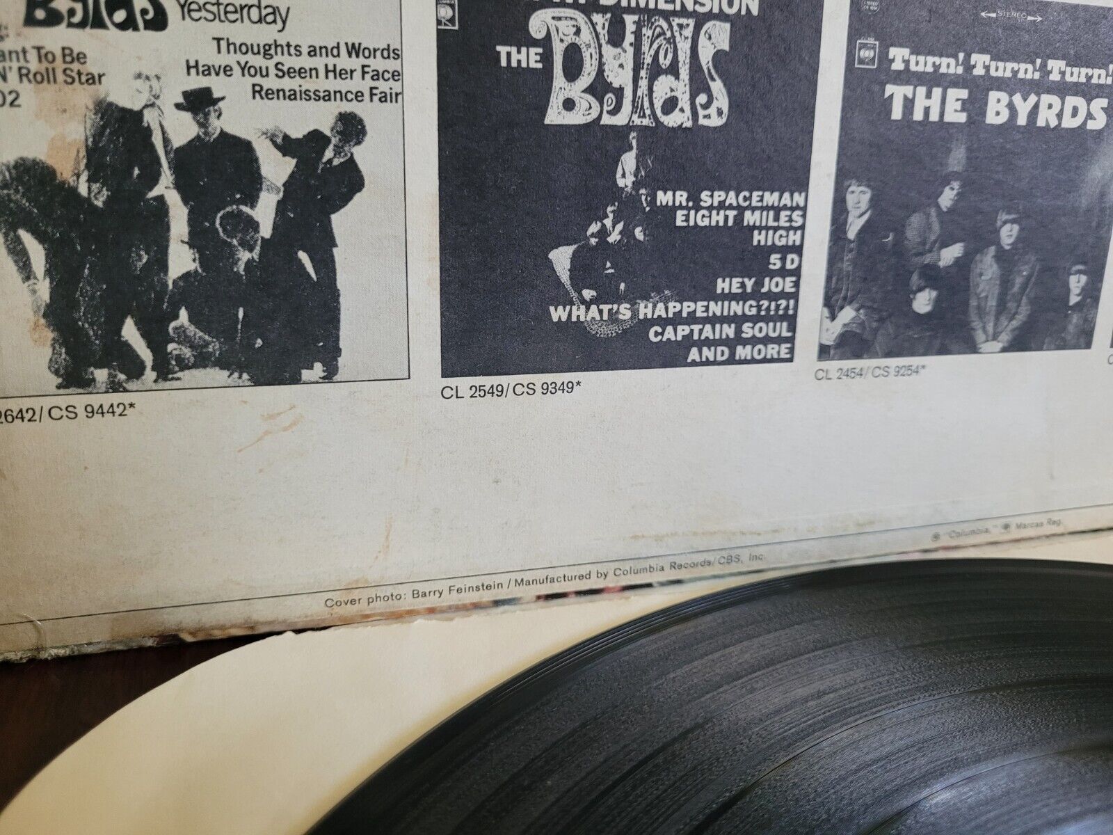 Vintage Byrd's Greatest Hits LP, 1967 Canada