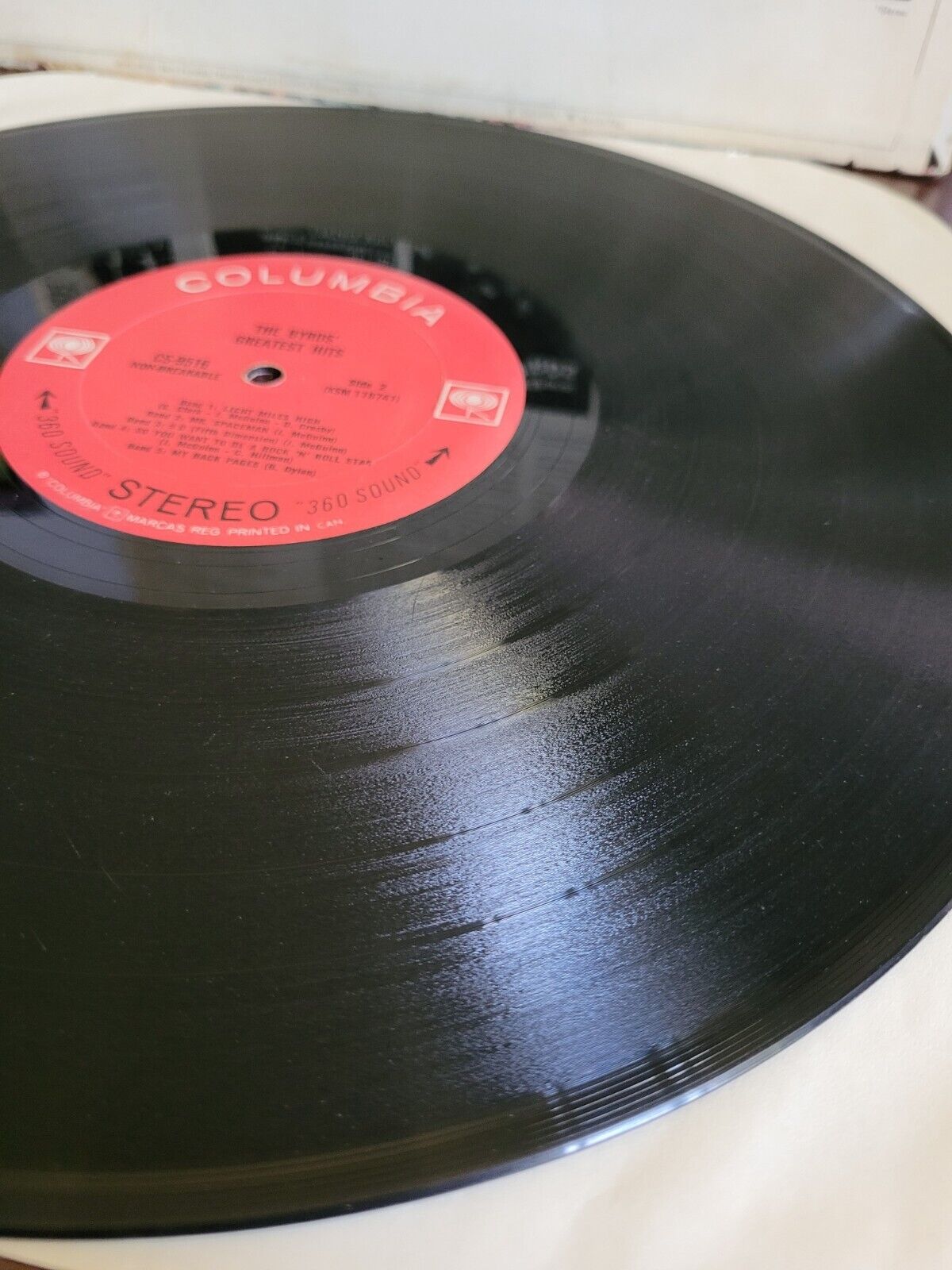 Vintage Byrd's Greatest Hits LP, 1967 Canada