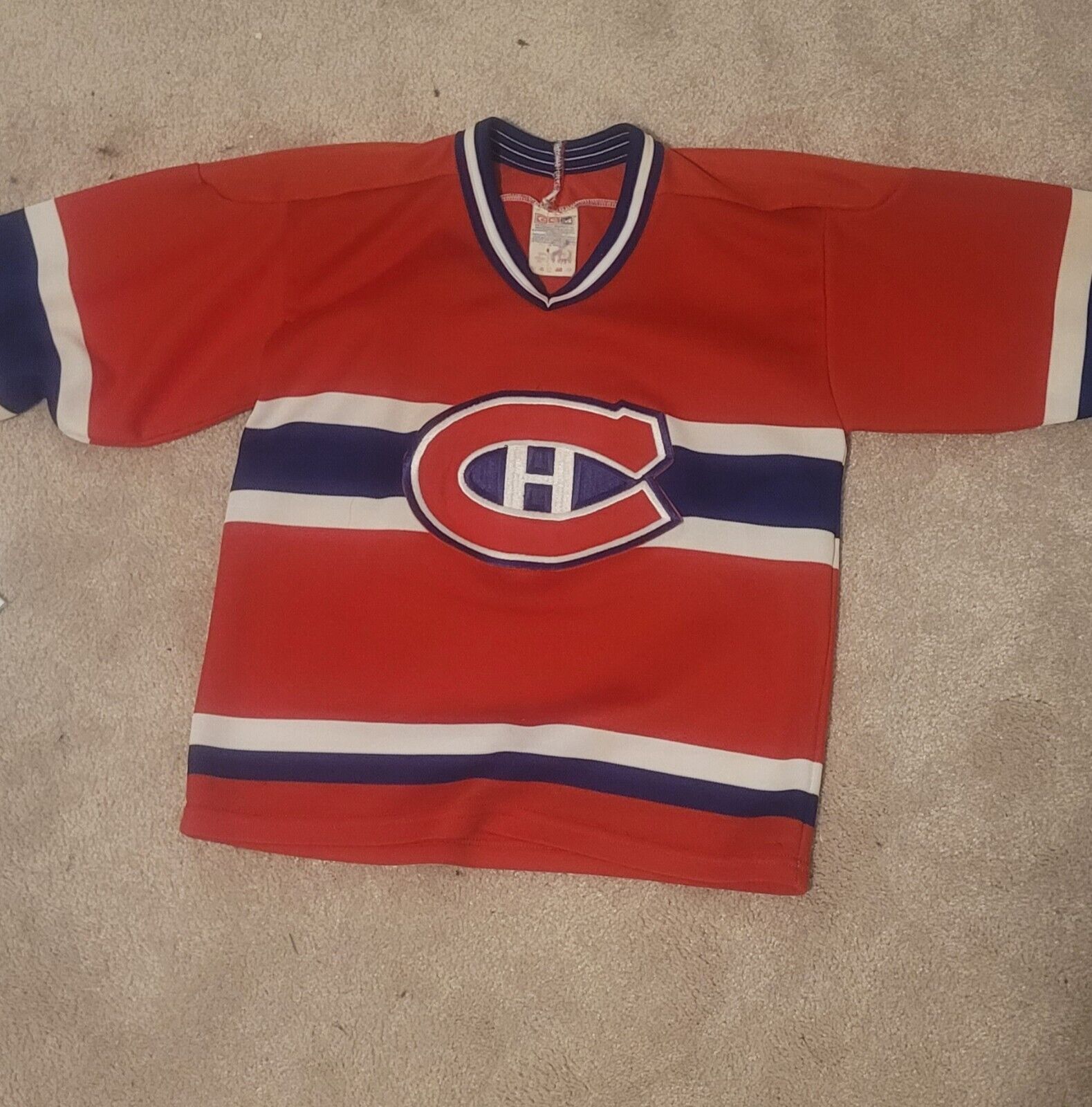 Small Vintage Montreal Canadian Jersey for Kids