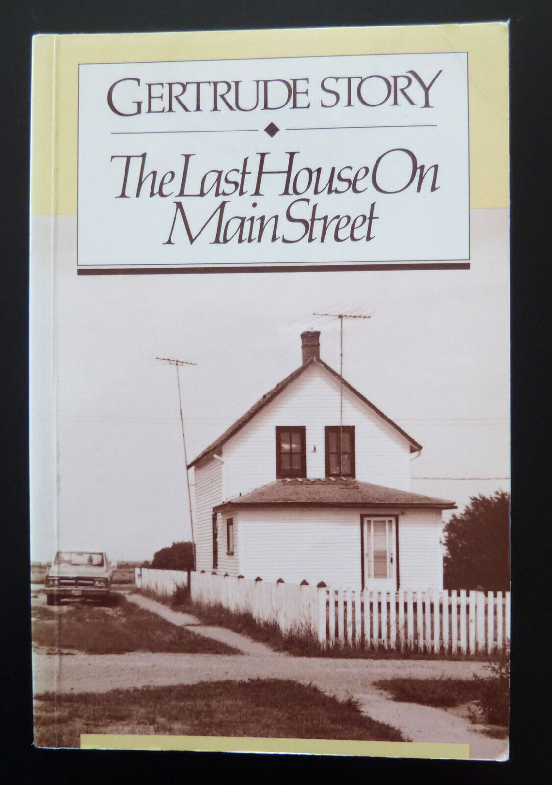 Vintage Canadian Book: "Last House on Main Street
