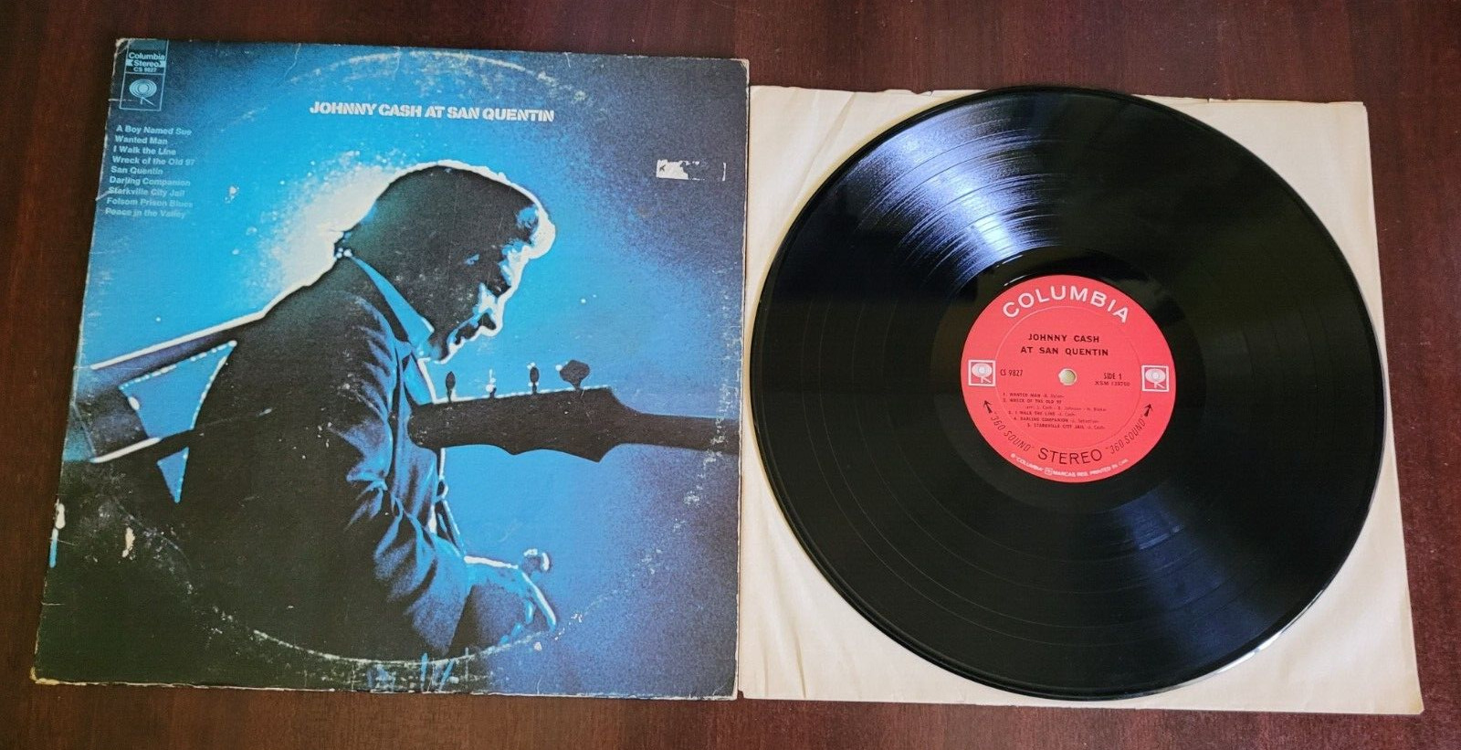 Johnny Cash San Quentin Vinyl LP 1969 Canada