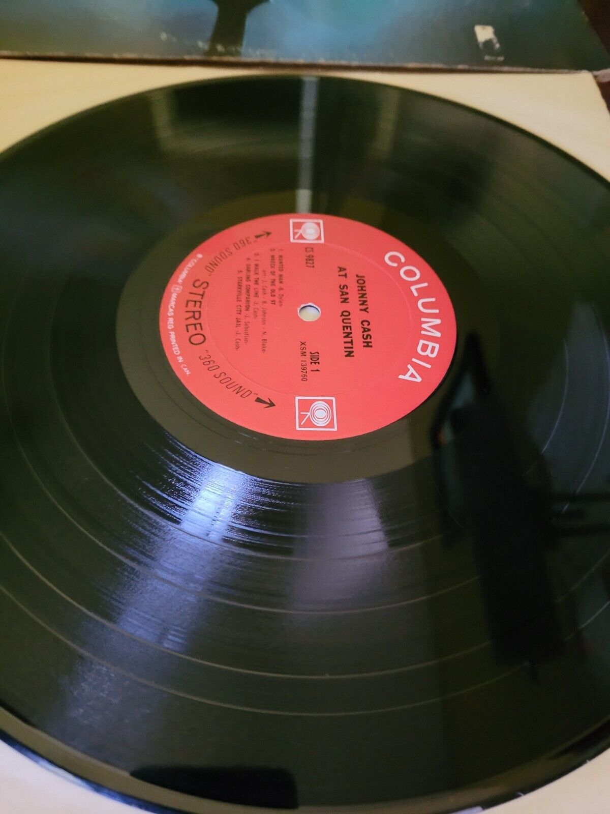 Johnny Cash San Quentin Vinyl LP 1969 Canada