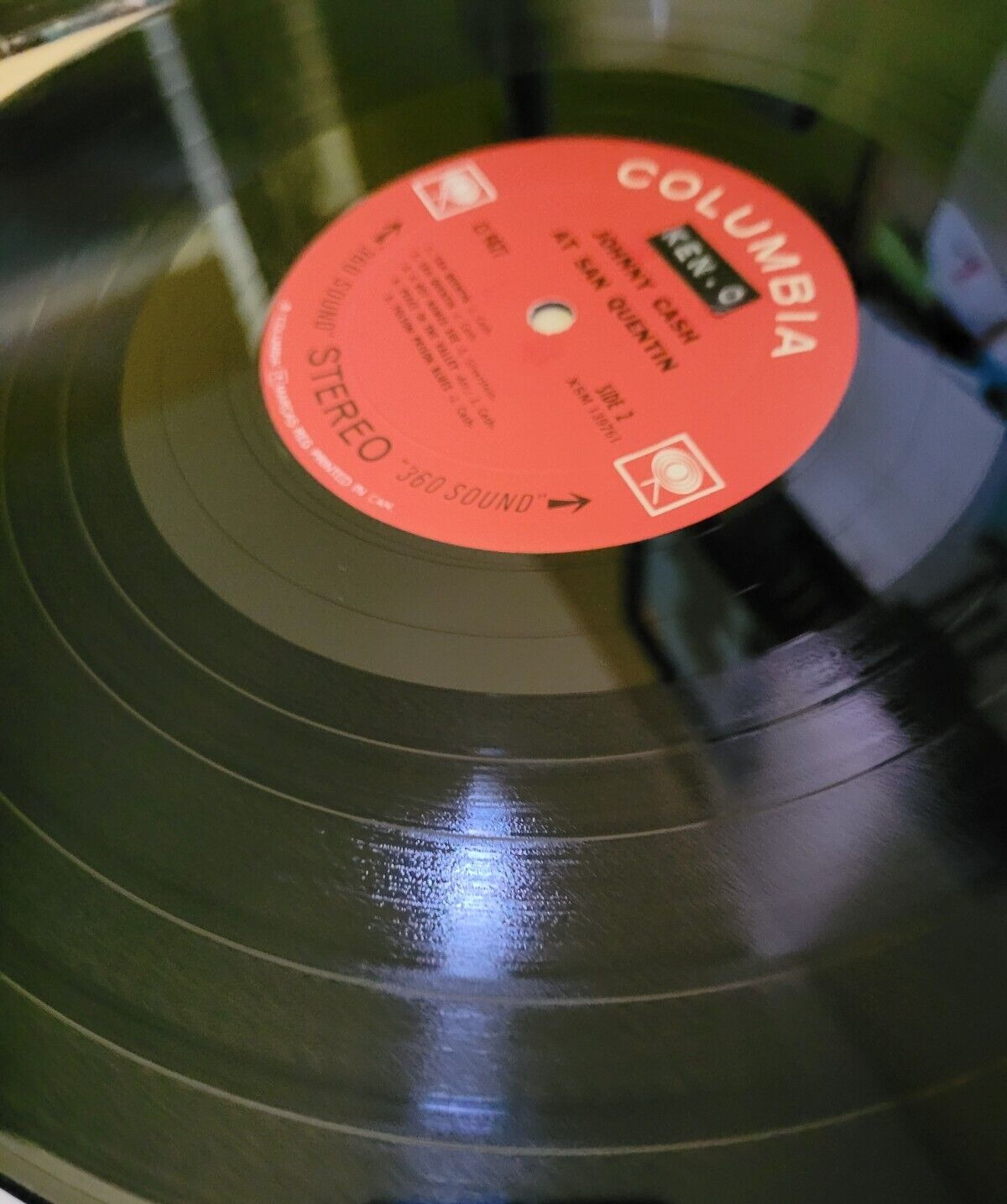 Johnny Cash San Quentin Vinyl LP 1969 Canada