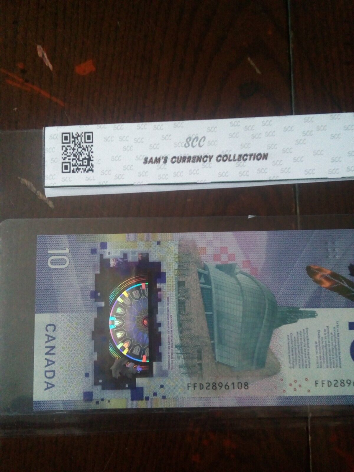 2018 Canadian Police Dollars Vintage Bank Note