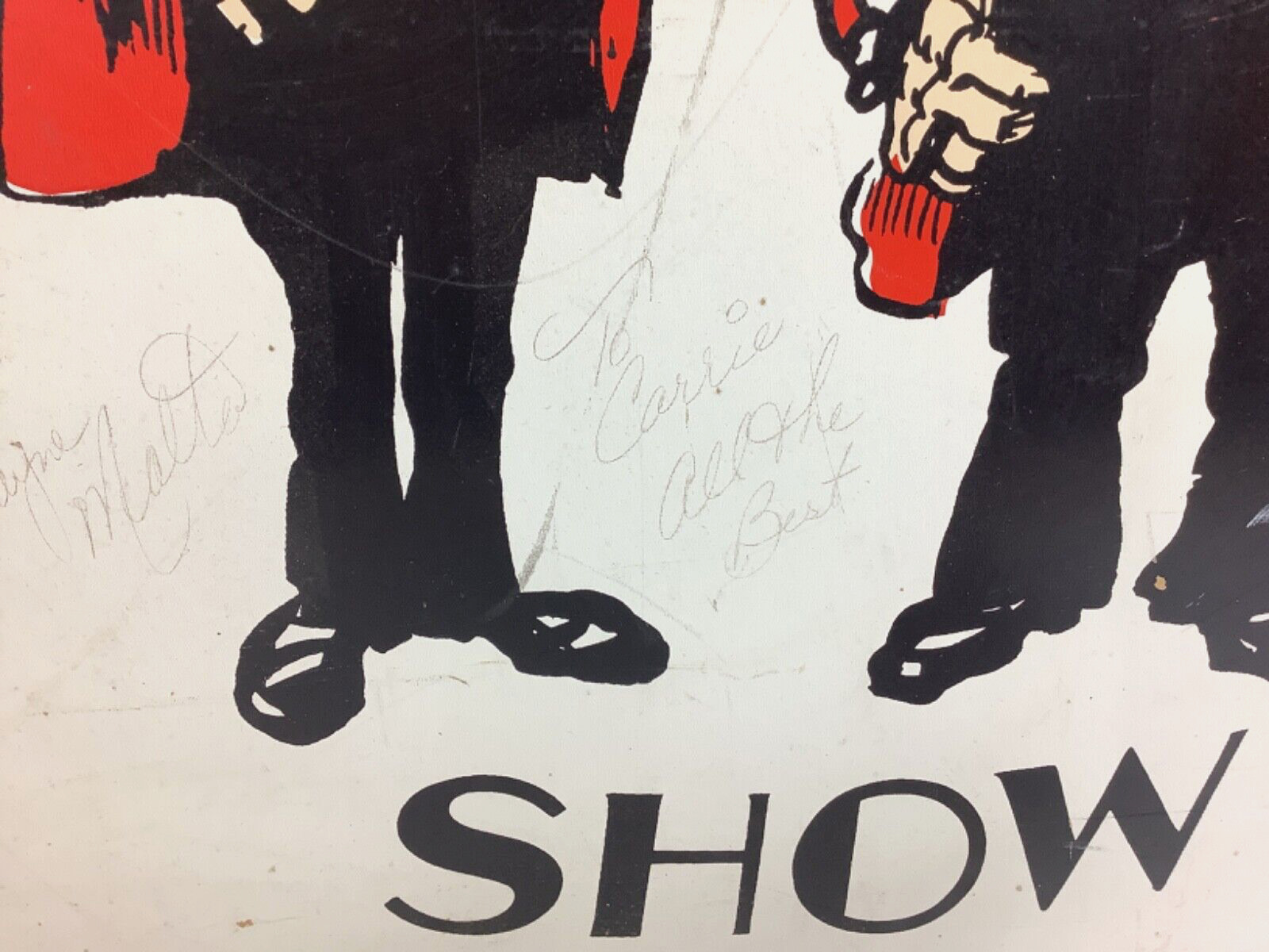 Signed Vintage Wood Poster: Wayne Malton & Mike Hamilton