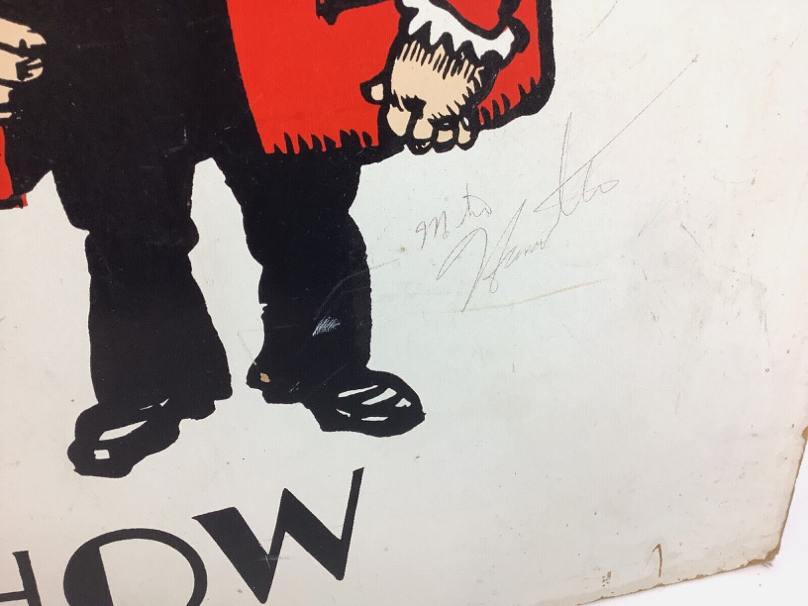 Signed Vintage Wood Poster: Wayne Malton & Mike Hamilton