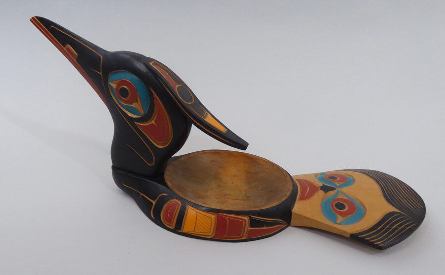 Large Loon Bowl: Northwest Coast Native Art