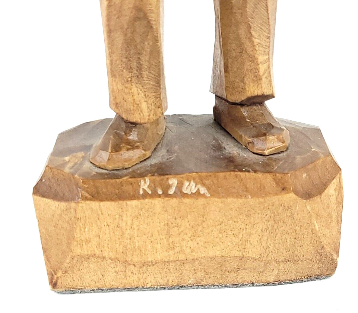 French Canadian Folk Art Figure by Robert Jean