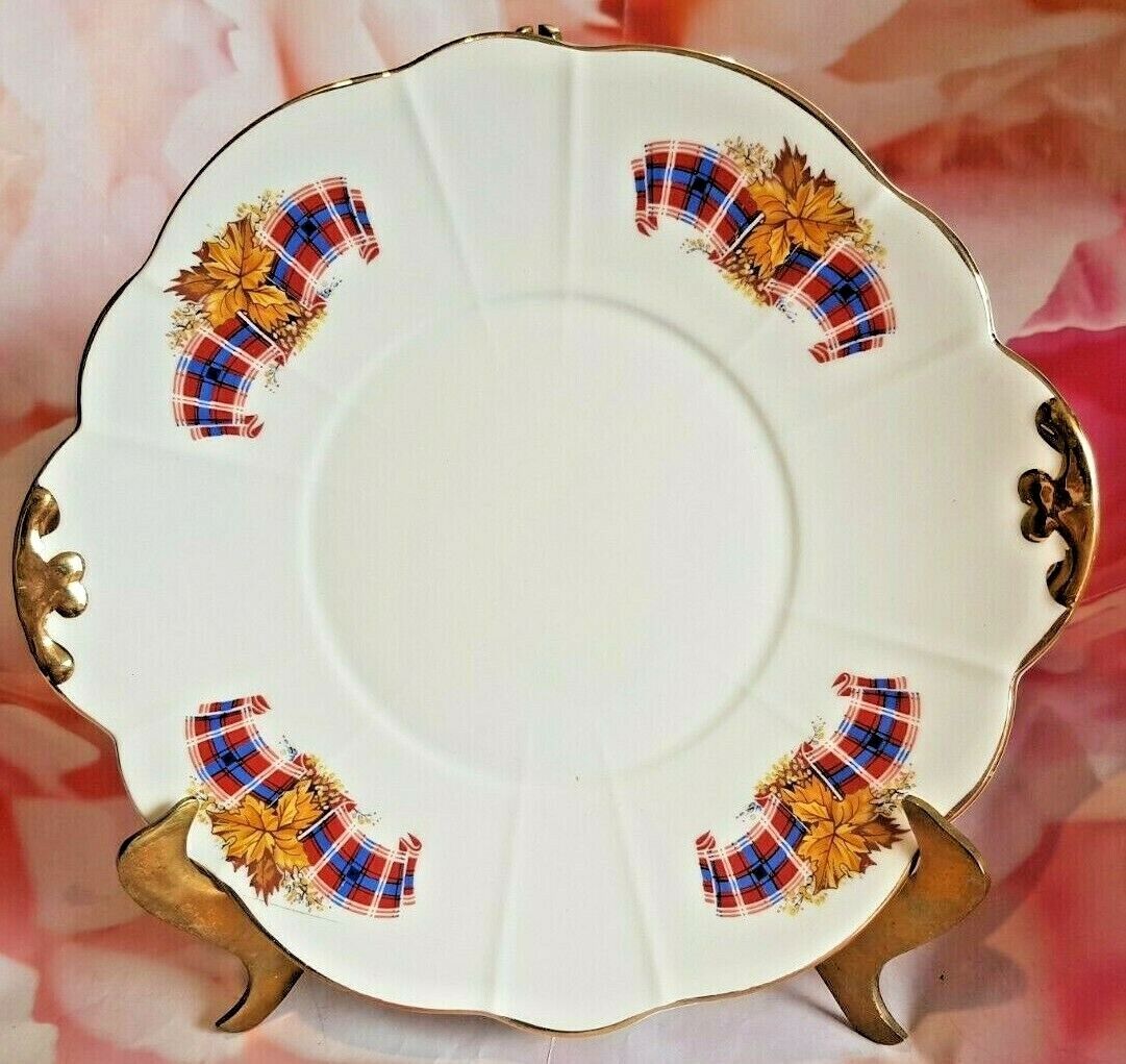 Royal Canadian Tartan Serving Platter - Vintage Windsor