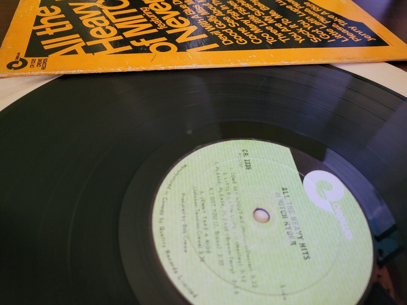 Mitch Ryder - All The Heavy Hits LP (1975 Canadian)