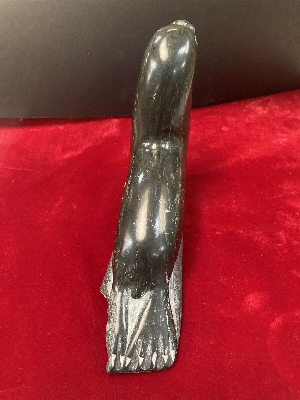 Vintage Soapstone Seal Carving - Inuit First Nations