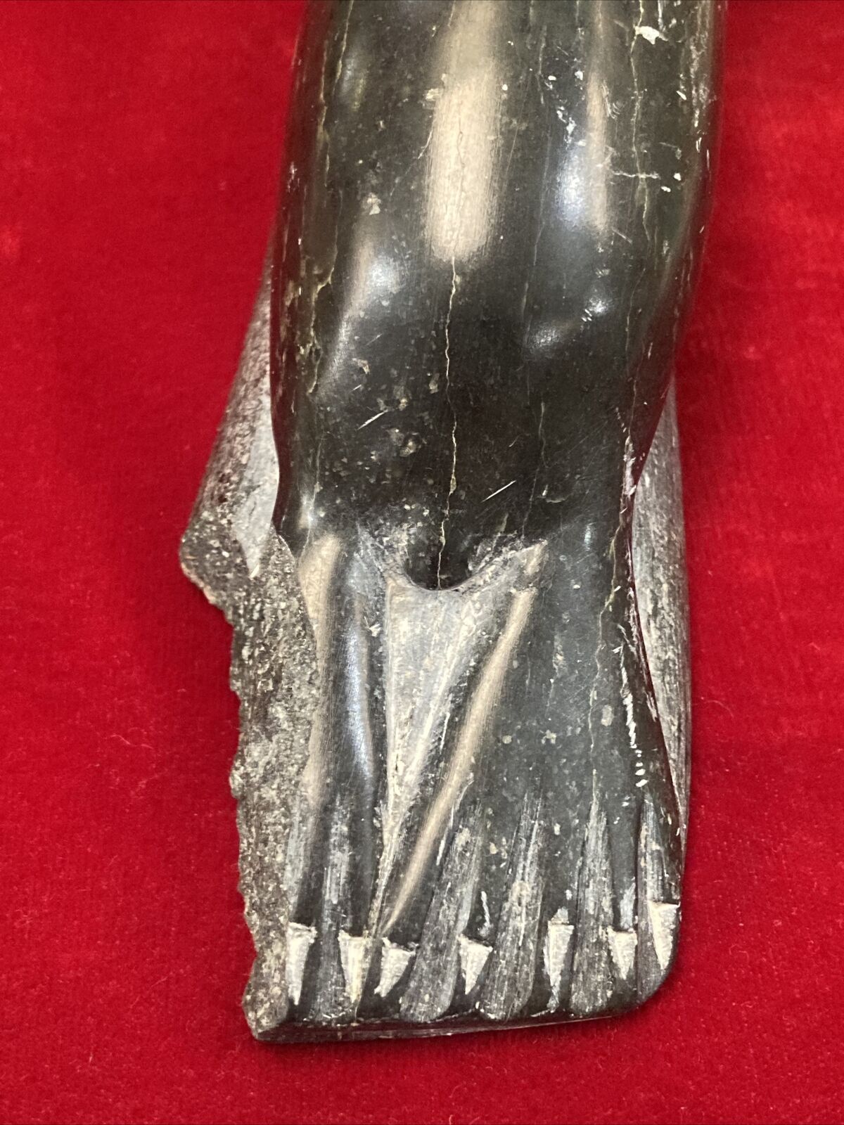 Vintage Soapstone Seal Carving - Inuit First Nations